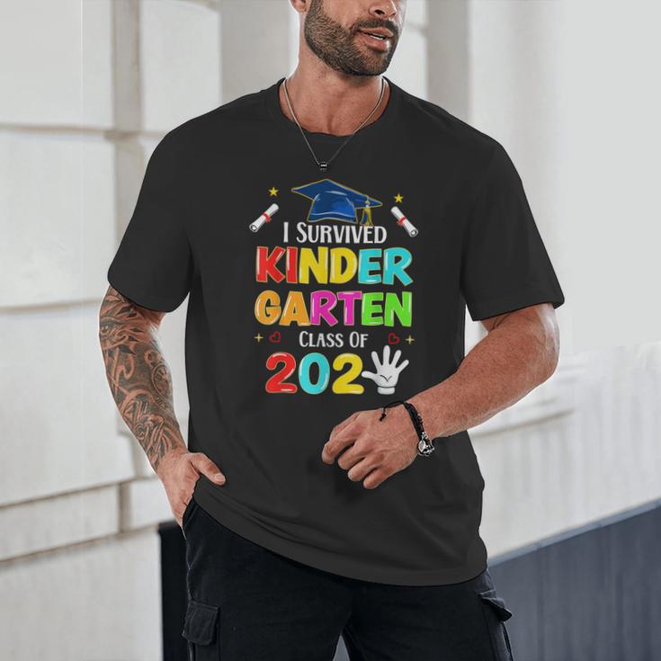 I Survived Kindergarten Graduation 2025 Graduate Boys Girls Unisex T-Shirt