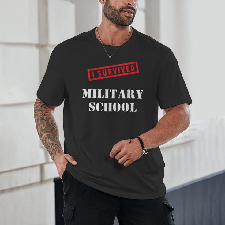 I Survived Military School Graduation Straight Outta Unisex T-Shirt