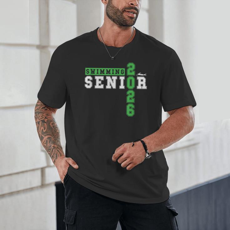 Swimming Senior Night Swim Senior 2026 Graduation 33 Unisex T-Shirt