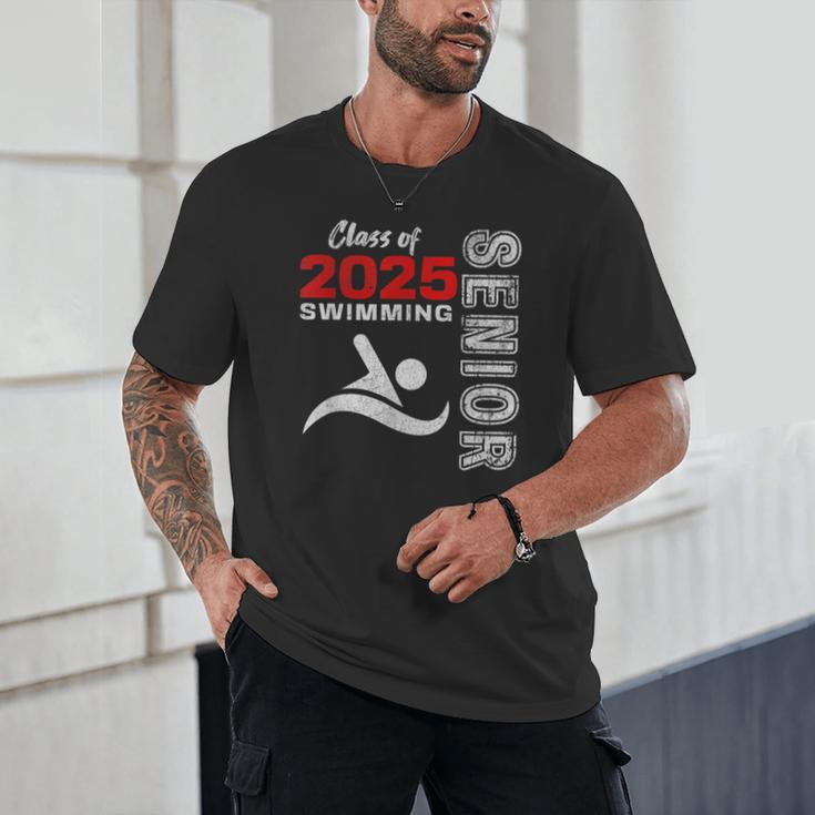 Swimming Team Senior Class Of 2025 Graduation 2025 Unisex T-Shirt
