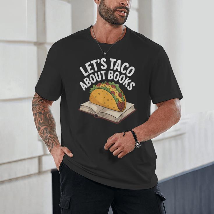 Taco Books Mexican Reading Teacher Book Lovers Bookish Unisex T-Shirt
