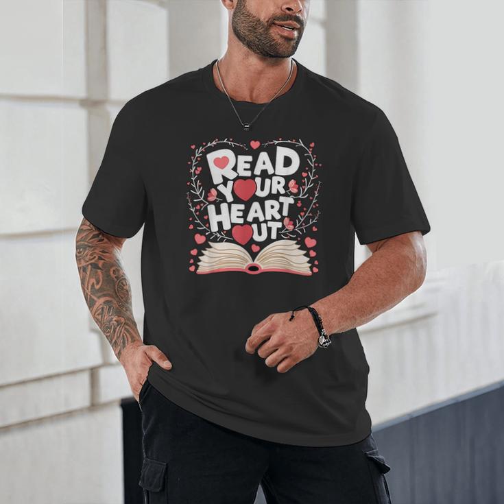 Teach Inspire Grow Everyday Read Your Heart Out Valentine Book-Themed Small Unisex T-Shirt Teach Inspire Grow Everyday Read Your Heart Out Valentine Book-Themed Small Unisex T-Shirt