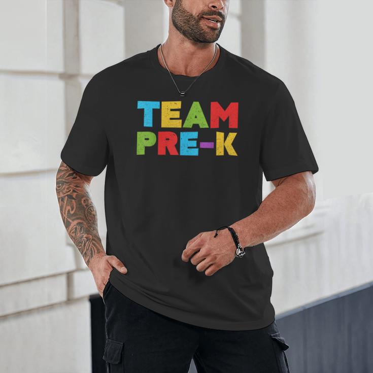 Team Pre-K Shirt Teacher Boy Girl Back To School Graduation Unisex T-Shirt