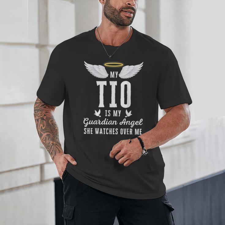 My Tio Is My Guardian Angel In Loving Memorial Memory Tee Unisex T-Shirt