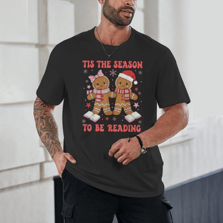 Tis The Season Reading Christmas Shirt Book Lovers Teacher Unisex T-Shirt Tis The Season Reading Christmas Shirt Book Lovers Teacher Unisex T-Shirt