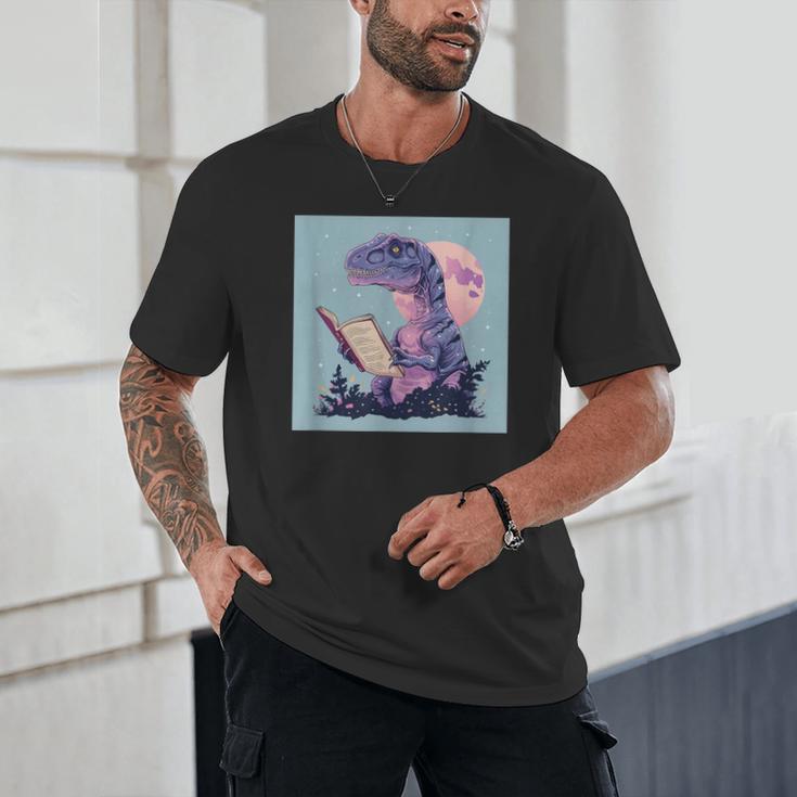 Trex Reading Book Dinosaur Unisex T-Shirt Trex Reading Book Dinosaur Unisex T-Shirt