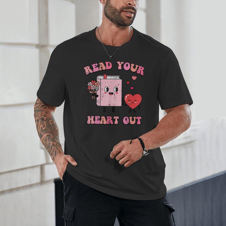 Valentines Day Book Read Your Heart Out Women Men Kids Unisex T-Shirt Valentines Day Book Read Your Heart Out Women Men Kids Unisex T-Shirt