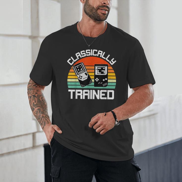 Vintage Retro Classically Trained Video Game 90s Nostalgia Unisex T-Shirt Vintage Retro Classically Trained Video Game 90s Nostalgia Unisex T-Shirt