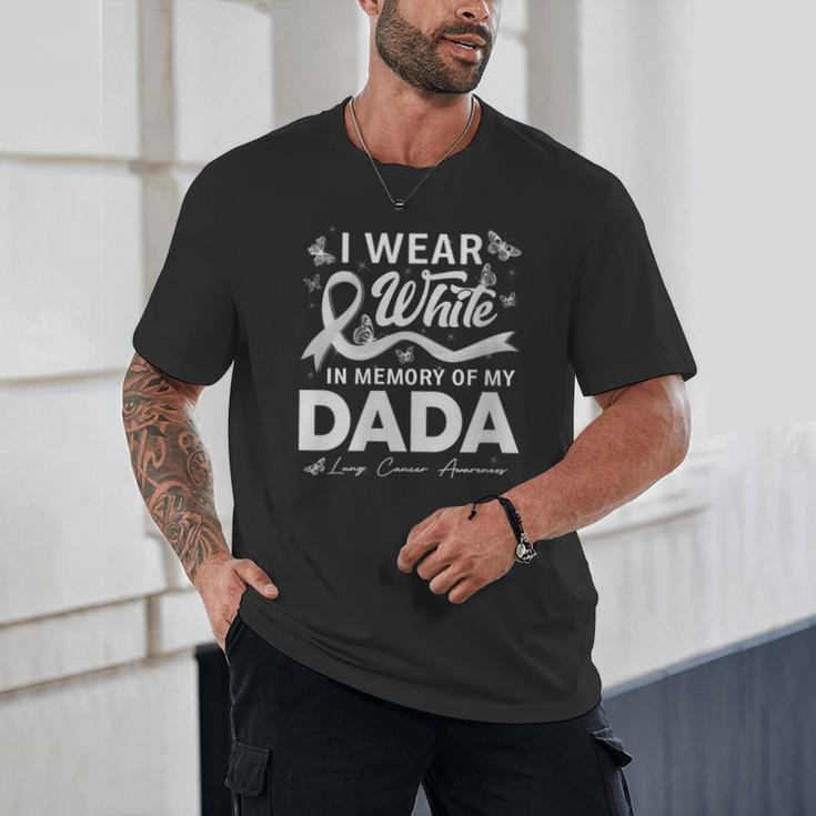I Wear In Memory Of My Dada Lung Cancer Unisex T-Shirt