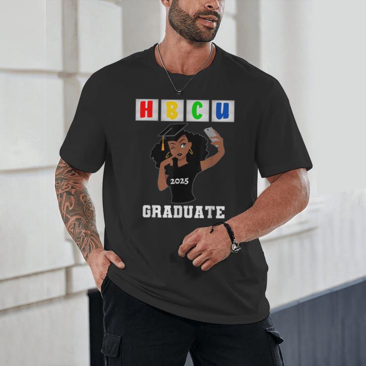 Women HBCU Grad 2025 College Graduation Apparel Unisex T-Shirt