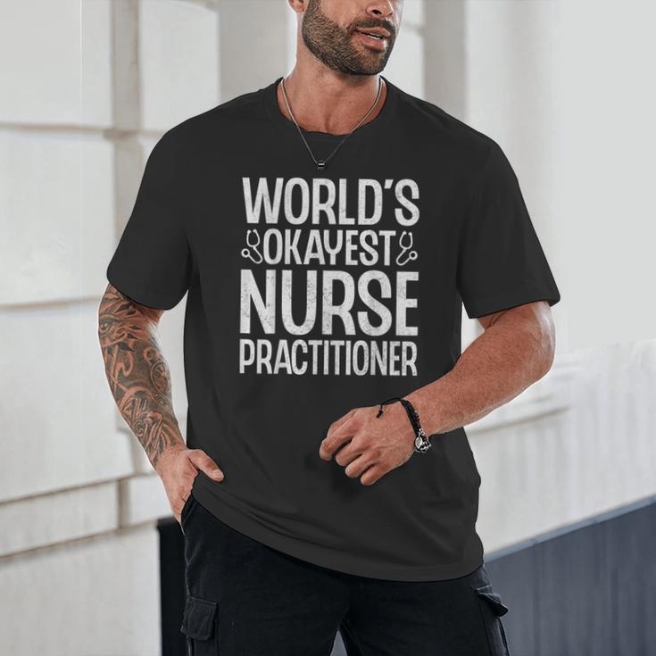 World's Okayest Nurse Practitioner NP Graduation Unisex T-Shirt