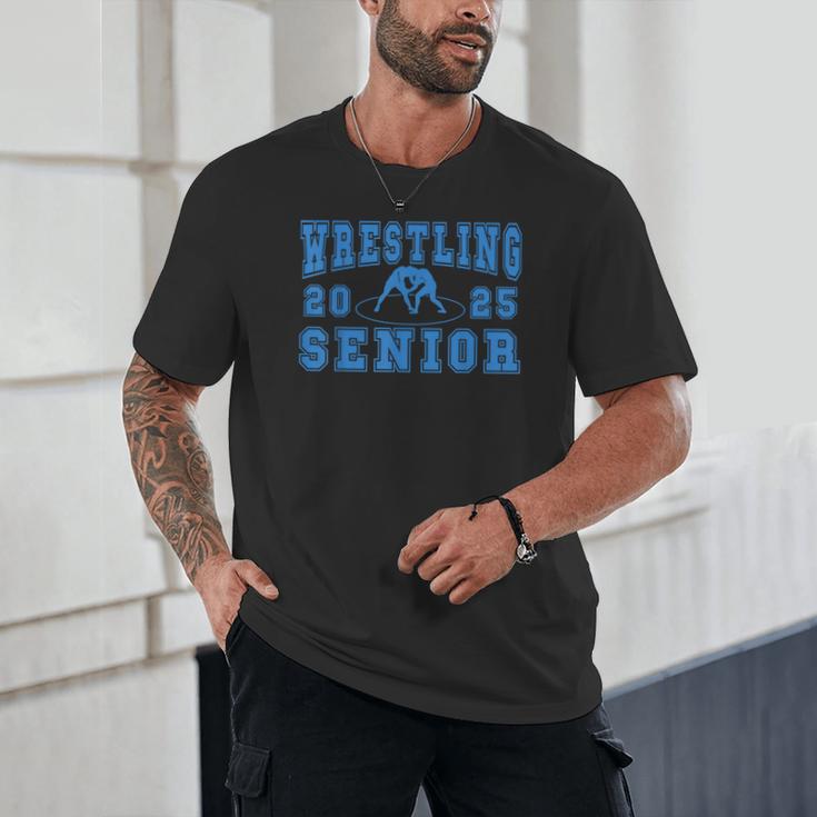 Wrestling Senior Night Wrestling Senior 2025 Graduation 44 Unisex T-Shirt