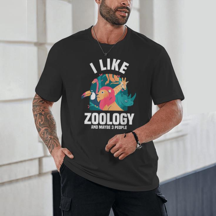 Zoologist Scientist Wildlife Biologist Zoology Introverted Unisex T-Shirt