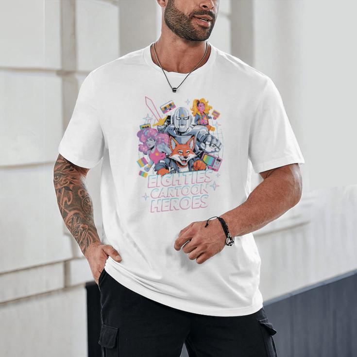 80's Cartoon Heroes Apparel For Retro Nostalgia Fans Unisex T-Shirt 80's Cartoon Heroes Apparel For Retro Nostalgia Fans Unisex T-Shirt