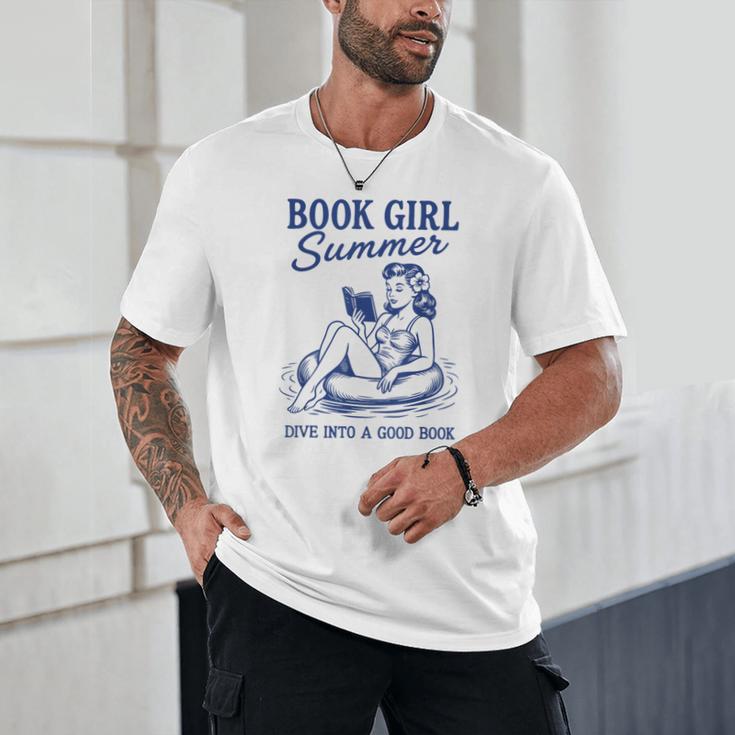 Book Girl Summer Unisex T-Shirt