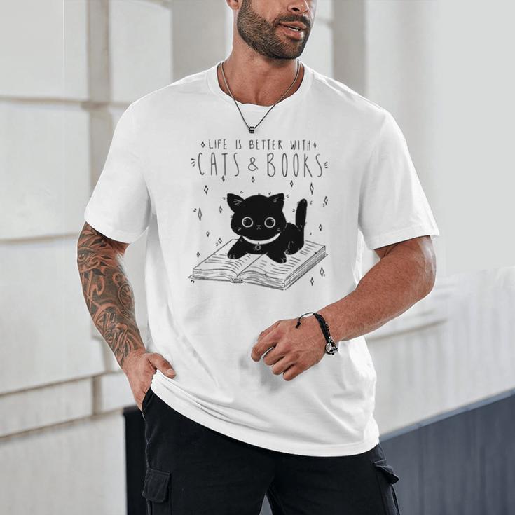 Cute Cats And Books Aesthetic Feline Reader Graphic Premium Tri-Blend Unisex T-Shirt Cute Cats And Books Aesthetic Feline Reader Graphic Premium Tri-Blend Unisex T-Shirt