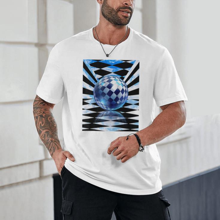 Frutiger Aero Aesthetic Tech Checkered Room Orb Sky Raglan Baseball Tee Unisex T-Shirt Frutiger Aero Aesthetic Tech Checkered Room Orb Sky Raglan Baseball Tee Unisex T-Shirt