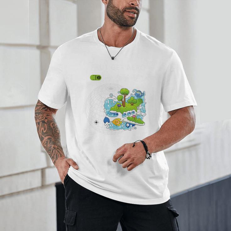 Frutiger Aero Y2K Fashion Trends Statement Piece Tech Orbite Premium Tri-Blend Unisex T-Shirt