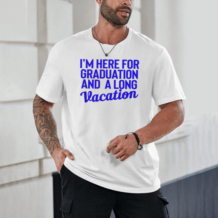 I'm Here For Graduation School Class Senior 2024 Unisex T-Shirt