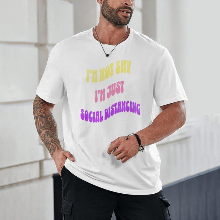 I'm Just Social Distancing Introvert Funny Unisex T-Shirt I'm Just Social Distancing Introvert Funny Unisex T-Shirt