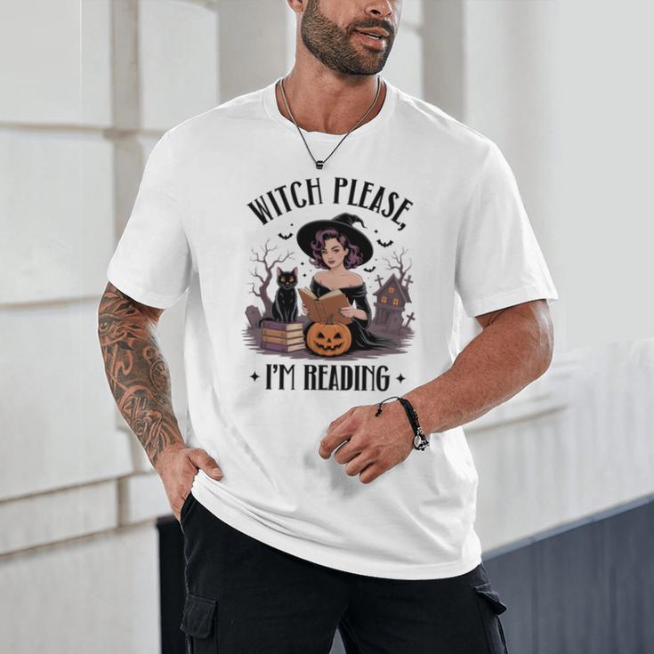 I'm Reading Halloween Witch Book Lover Unisex T-Shirt