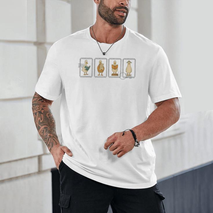 Just A Bookish Goose Reader SillyGoose Book Lover Outfit Unisex T-Shirt