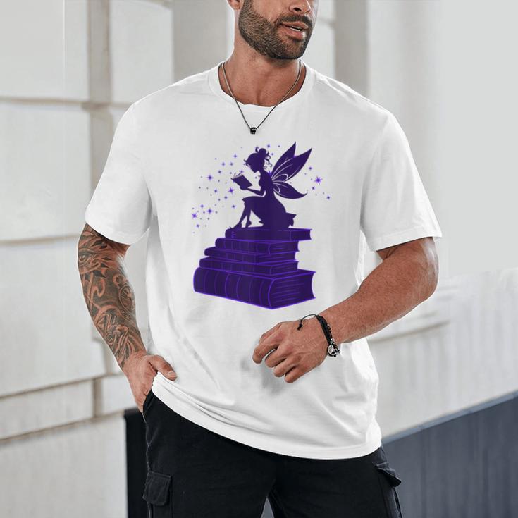 Kawaii Fairy Bookish Book Lover Library Read Unisex T-Shirt