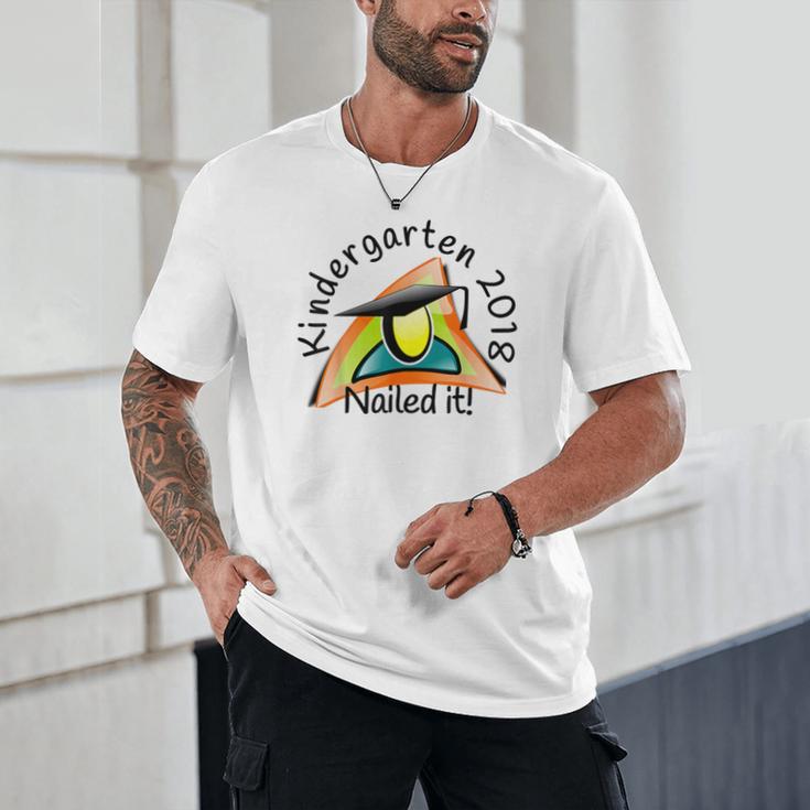 Kids Kindergarten 2018 Nailed It Graduation Unisex T-Shirt