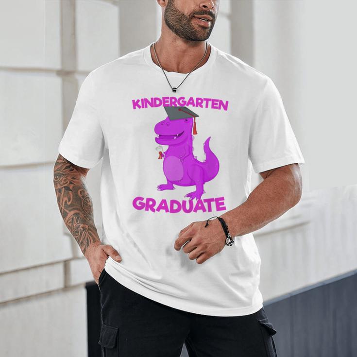 Kids Kindergarten Graduation Idea For Girls Dinosaur Unisex T-Shirt