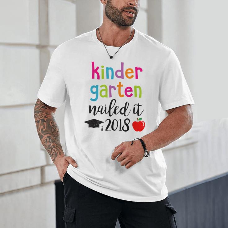 Kindergarten Nailed It 2018 Class Graduation T-Shirt Unisex T-Shirt