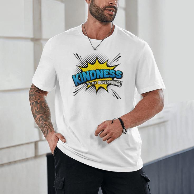 Kindness Is My Superpower Retro Comic Book T-Shirt Unisex T-Shirt