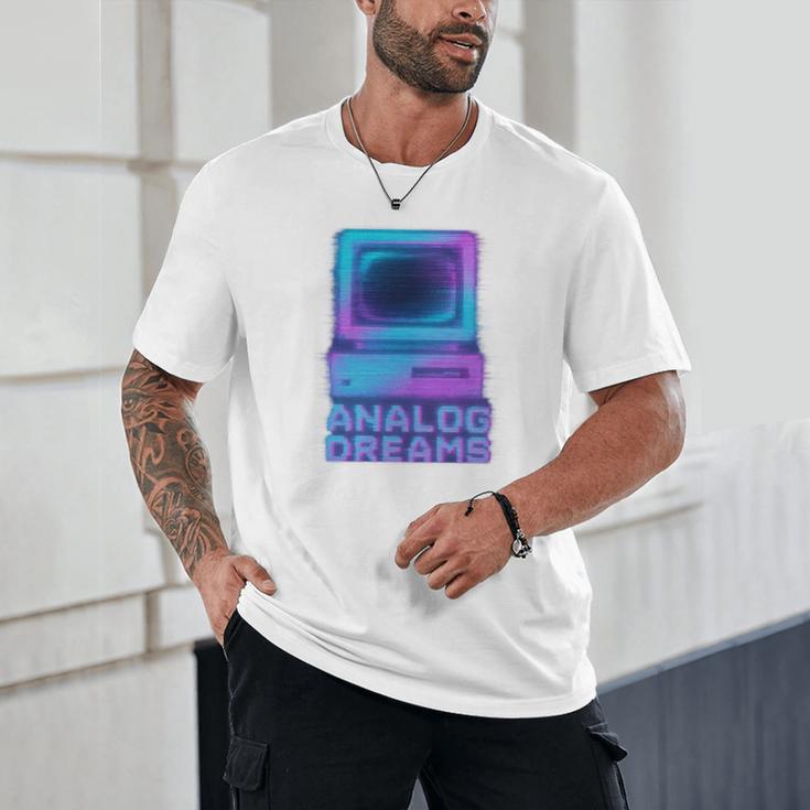 Lofi Reverie Analog Dreams Pixel 90s Desktop VHS Nostalgia Unisex T-Shirt