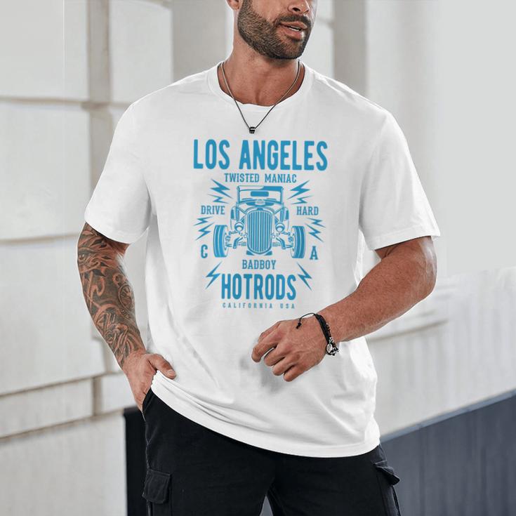 Los Angeles Hotrods Automotive Nostalgia Premium Tri-Blend Unisex T-Shirt