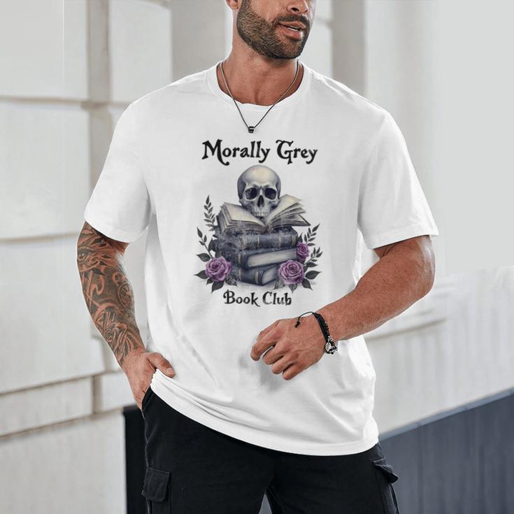 Morally Grey Book Club Gothic Vintage Style Unisex T-Shirt Morally Grey Book Club Gothic Vintage Style Unisex T-Shirt