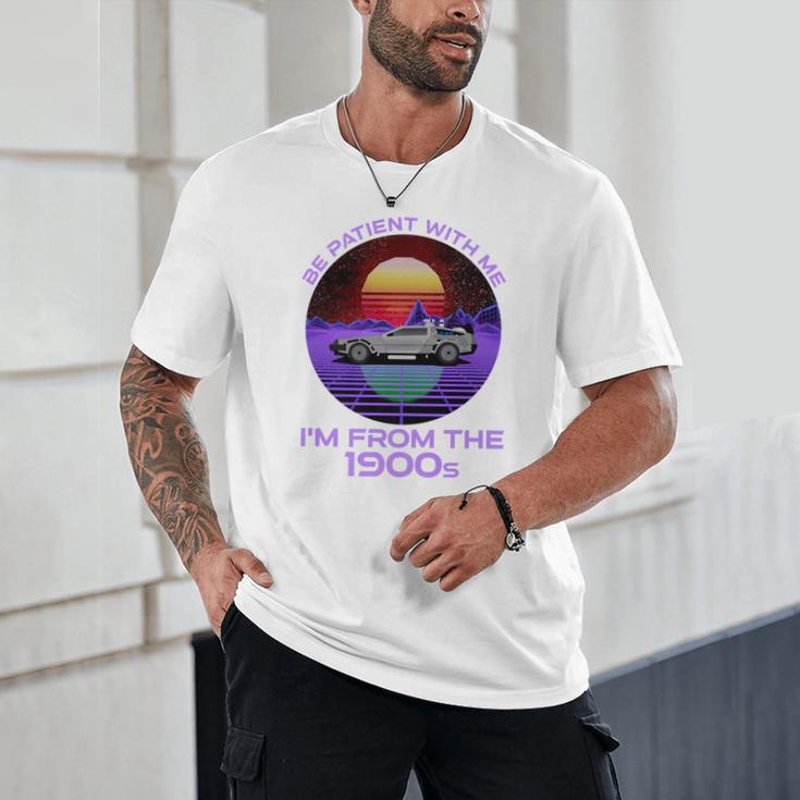 Be Patient With Me I'm From The 1900s Synthwave Premium Unisex T-Shirt