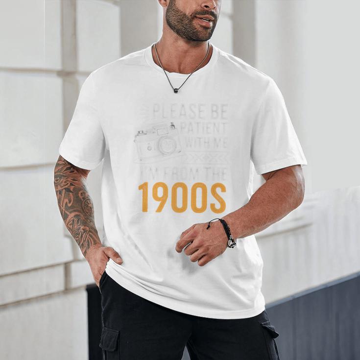 Please Be Patient With Me I'm From The 1900s Vintage Oldie Premium Unisex T-Shirt