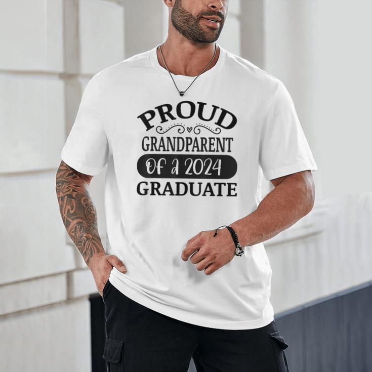 Proud Grandparent Of A Class Of 2024 Graduate Graduation Unisex T-Shirt