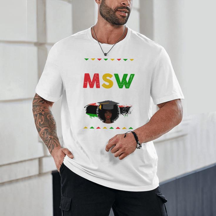 Queen MSW Social Work Grads Masters Graduation Unisex T-Shirt