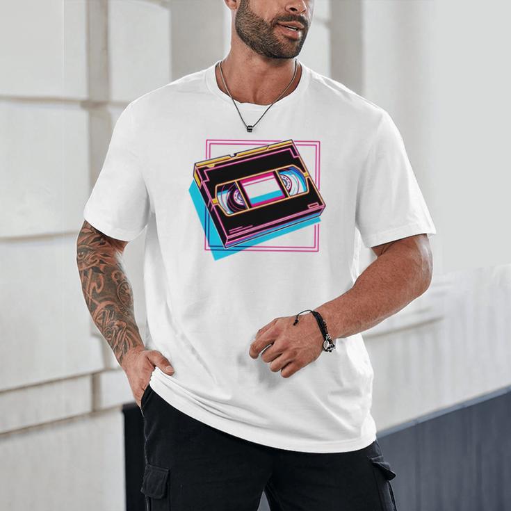 Retro VHS Vaporwave Video Cassette Nostalgia Geek Chic Unisex T-Shirt