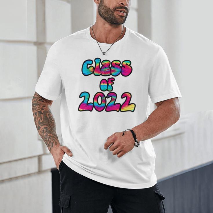 Senior Year 2022 Class Of 2022 Graduation Tie Dye Groovy Unisex T-Shirt