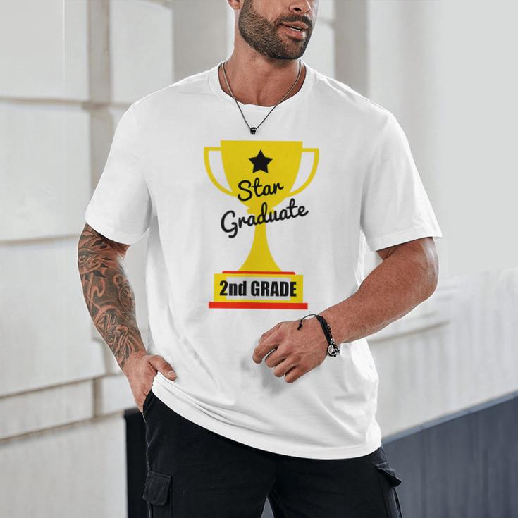 Star Graduate Second Grade Graduation Trophy Cup Unisex T-Shirt