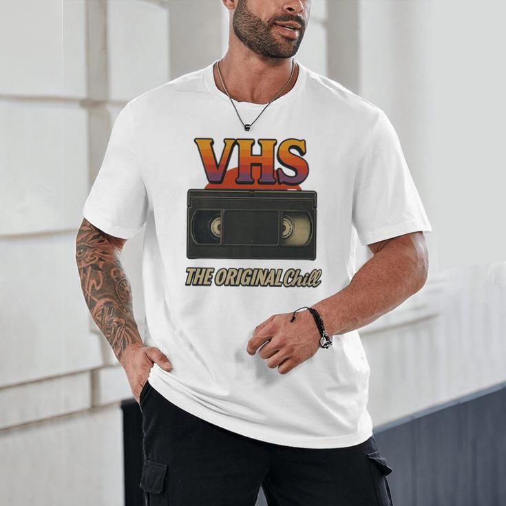 VHS Tape Nostalgia Old School Technology Humor Premium Unisex T-Shirt VHS Tape Nostalgia Old School Technology Humor Premium Unisex T-Shirt