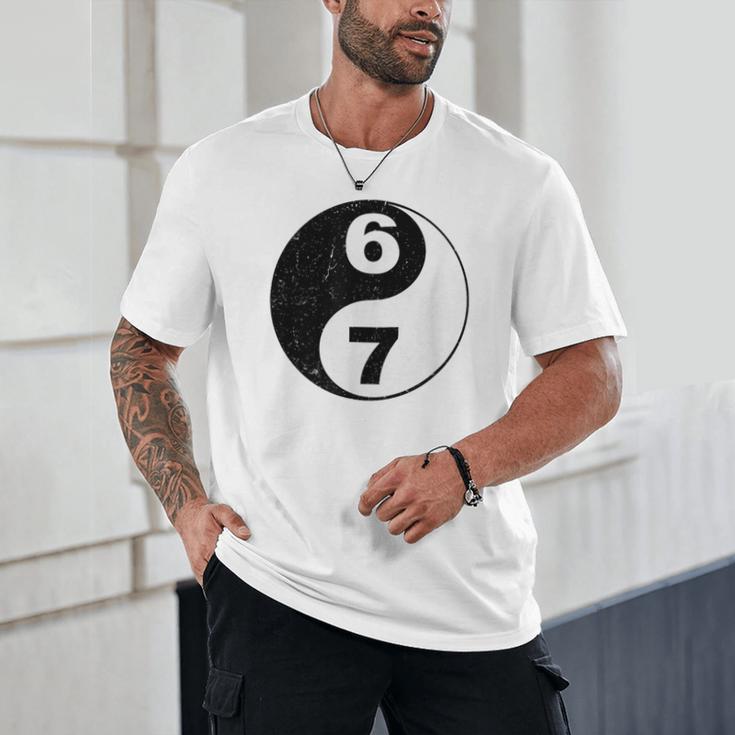 Vintage 6 7 Yin Yang Namaste Six Seven Nostalgia Unisex T-Shirt