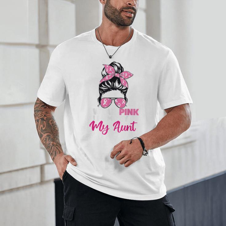I Wear Pink In Memory Of My Aunt Breast Cancer Awareness Unisex T-Shirt I Wear Pink In Memory Of My Aunt Breast Cancer Awareness Unisex T-Shirt