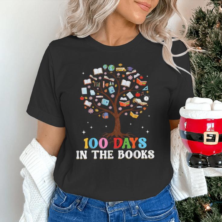 100 Days Of School 100th Day In The Books Reading Teacher Unisex T-Shirt