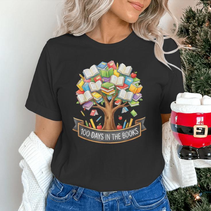 100 Days Of School In The Books Librarian Reading Teacher Unisex T-Shirt