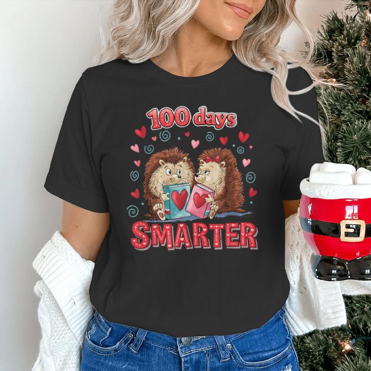 100 Days Smarter Shirt Cute Hedgehog Love Books School Tee Unisex T-Shirt 100 Days Smarter Shirt Cute Hedgehog Love Books School Tee Unisex T-Shirt