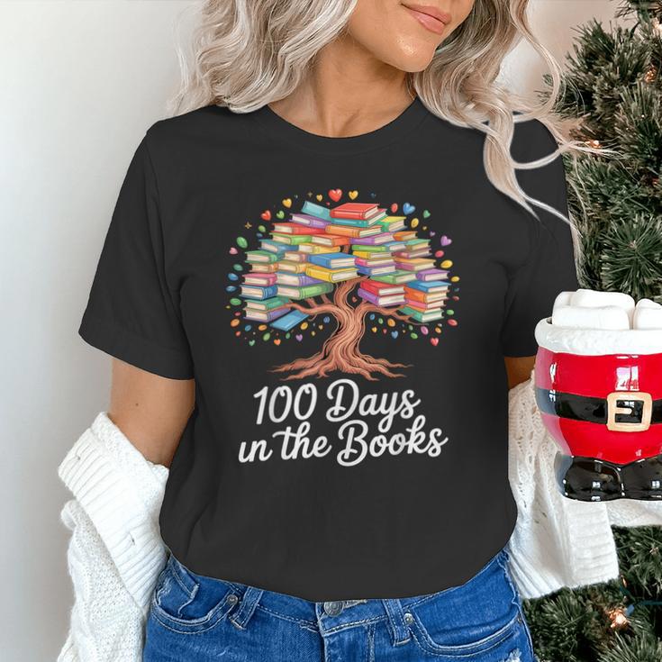 100th Day Of School Books Tree Reading Unisex T-Shirt 100th Day Of School Books Tree Reading Unisex T-Shirt