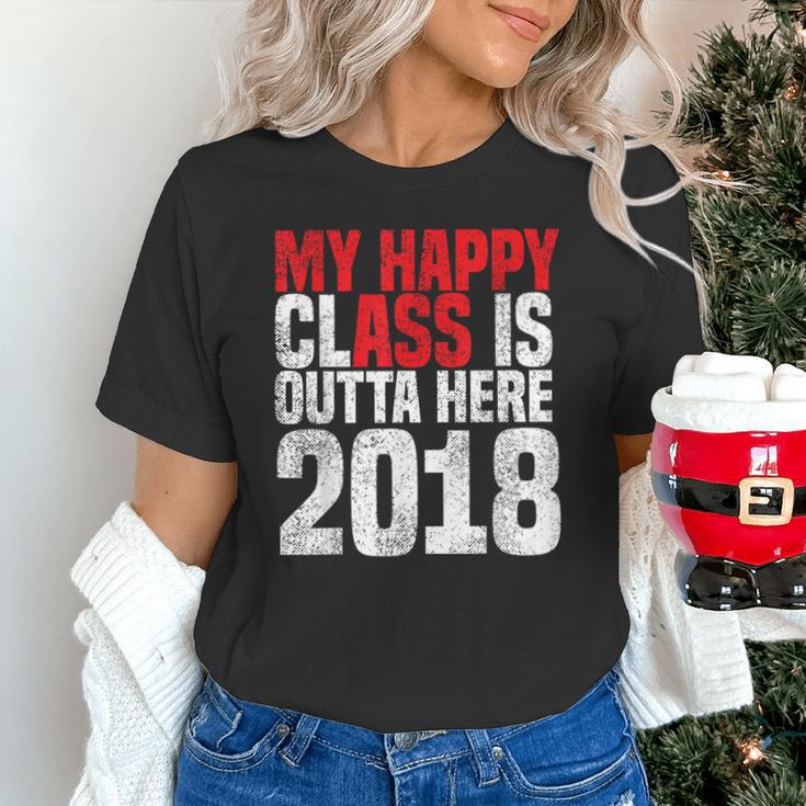 2018 Senior Graduation My Happy Class Shirt Unisex T-Shirt