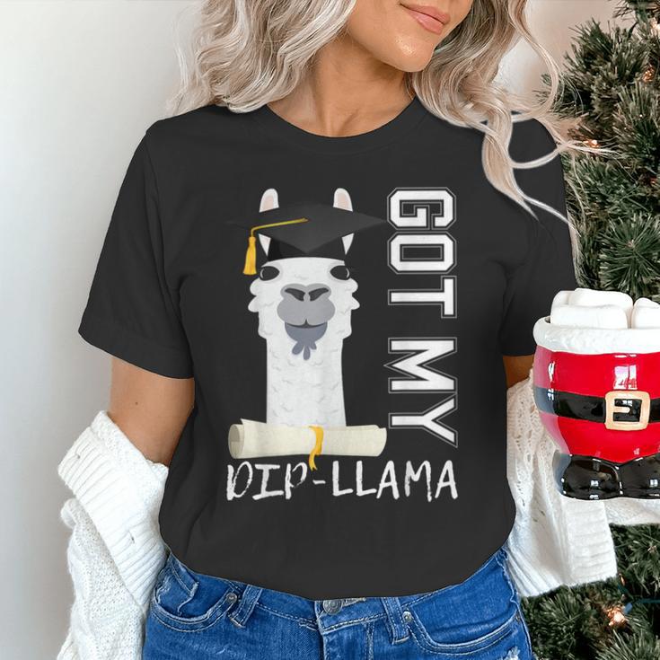 2022 Graduate Graduation For Him Her Got My Dip-Llama Unisex T-Shirt